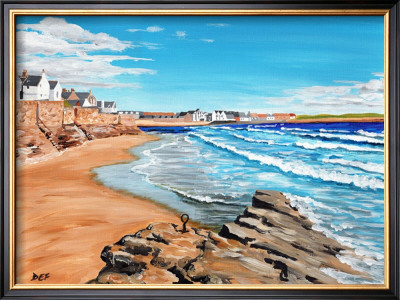 Rocks And Waves, Elie by Elise Ferguson Pricing Limited Edition Print image