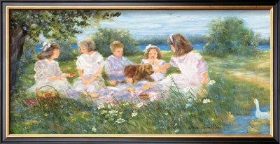 Picnic On The Island by Helene Leveillee Pricing Limited Edition Print image