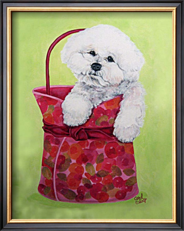 Bichon Carry-On by Carol Dillon Pricing Limited Edition Print image
