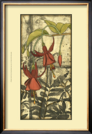 Mini Fuchsia And Silhouette V by Jennifer Goldberger Pricing Limited Edition Print image