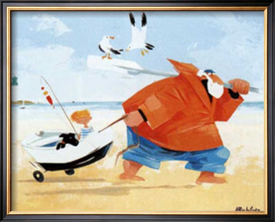 Papy Pechou Et Sa Barque by Hubert Rublon Pricing Limited Edition Print image