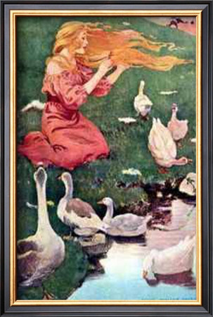 Goose Girl by Jessie Willcox-Smith Pricing Limited Edition Print image