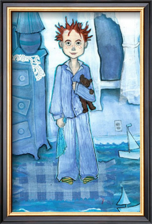 Little Boy In A Blue Room by Lealand Eve Pricing Limited Edition Print image