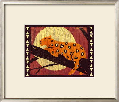 Woodblock Leopard by Benjamin Bay Pricing Limited Edition Print image