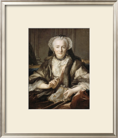 Portrait Of Madame Dange by Louis Tocque Pricing Limited Edition Print image