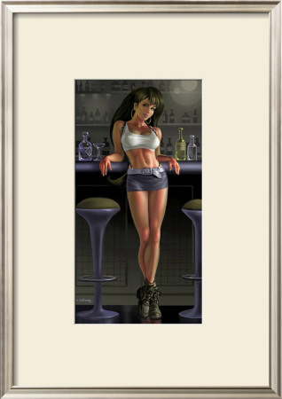Barmaid Tifa by Alan Gutierrez Pricing Limited Edition Print image