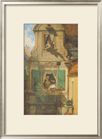 The Love Letter by Carl Spitzweg Pricing Limited Edition Print image