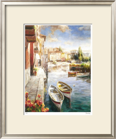 Fishing Village by Roberto Lombardi Pricing Limited Edition Print image