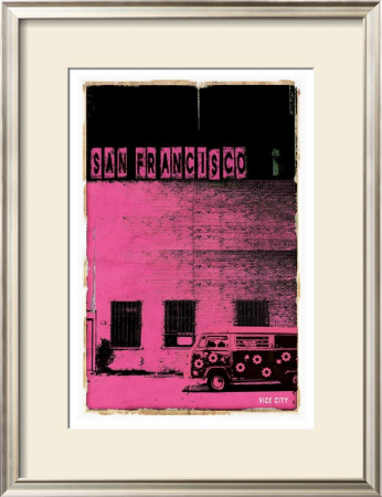 San Francisco, Vice City In Pink by Pascal Normand Pricing Limited Edition Print image