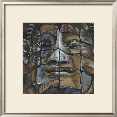 Stone Faces Of Bayon, Cambodia by Sue Warner Pricing Limited Edition Print image