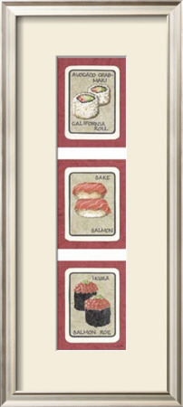 Sushi Triptych I by Nancy Overton Pricing Limited Edition Print image
