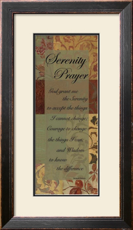 Serenity Prayer by Marilu Windvand Pricing Limited Edition Print image