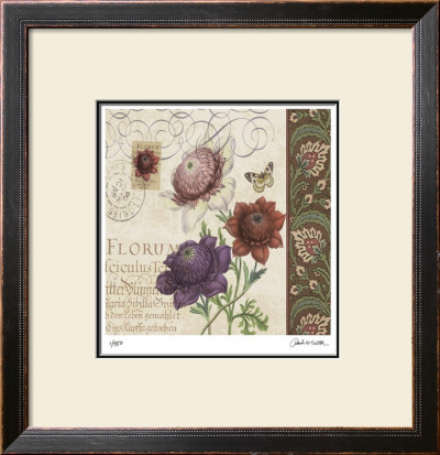 Floral Collage I by Paula Scaletta Pricing Limited Edition Print image