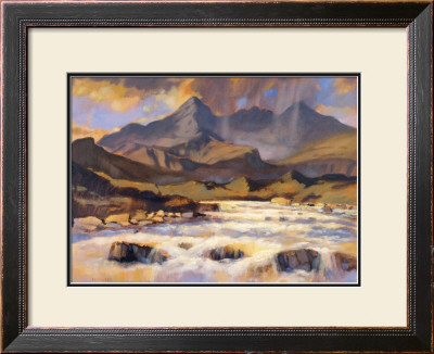 The Cuillins From Sligachan by Ed Hunter Pricing Limited Edition Print image