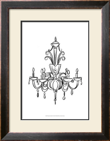 Graphic Chandelier Ii by Ethan Harper Pricing Limited Edition Print image