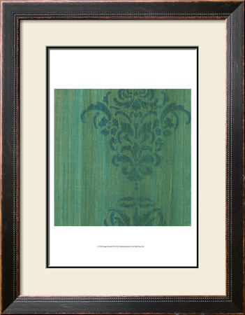 Verdigris Damask Ii by J. Holland Pricing Limited Edition Print image