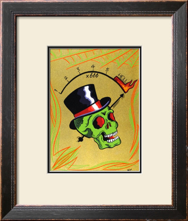 Skull And Tophat by Wes Core Pricing Limited Edition Print image