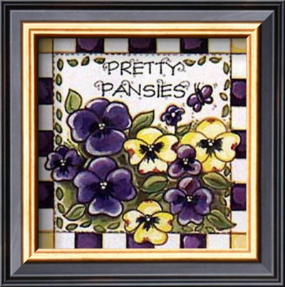 Pretty Pansies by Joy Marie Heimsoth Pricing Limited Edition Print image