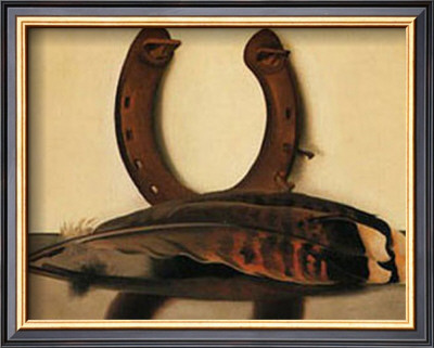 Turkey Feather With Horseshoe by Georgia O'keeffe Pricing Limited Edition Print image