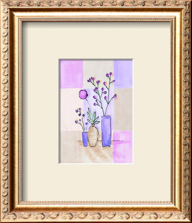 Floral With Modern Vases by Josephine French Pricing Limited Edition Print image