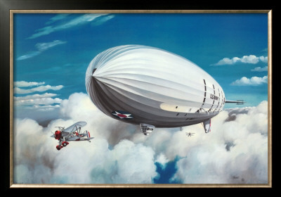 Returning Home, The Z-R-5 Macon by Ernest Nisbet Pricing Limited Edition Print image