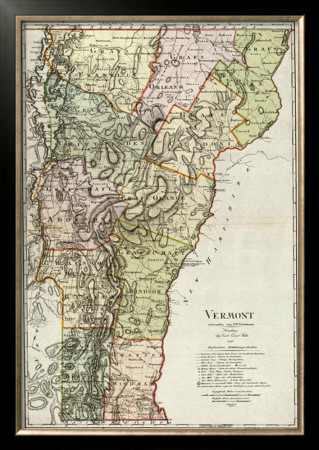 Vermont, C.1797 by Daniel Friedrich Sotzmann Pricing Limited Edition Print image