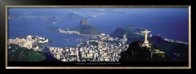 View Over The City And Bay, Rio De Janeiro by Tom Mackie Pricing Limited Edition Print image
