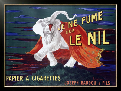 Je Ne Fume Le Nil, Papier A Cigarettes by Leonetto Cappiello Pricing Limited Edition Print image
