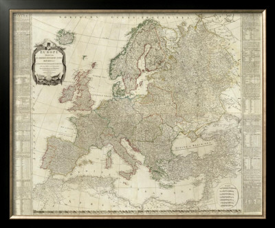 Composite: Europe, C.1787 by Thomas Kitchin Pricing Limited Edition Print image