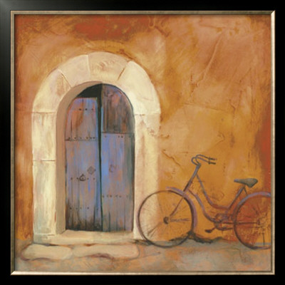 Bicycle And Door by Klaus Gohlke Pricing Limited Edition Print image