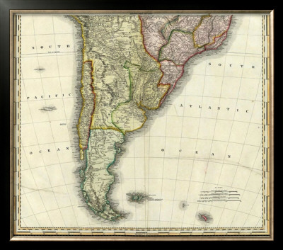 South America And West Indies, C.1823 by Henry S. Tanner Pricing Limited Edition Print image