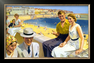 Bridlington, Lner, 1938 by Septimus Scott Pricing Limited Edition Print image