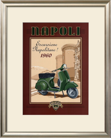Napoli Scooter by Bruno Pozzo Pricing Limited Edition Print image