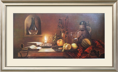 Stilleben Mit Kerze by F. Wanner Pricing Limited Edition Print image