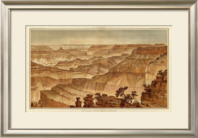 Grand Canyon: Panorama From Point Sublime (Part Iii. Looking West), C.1882 by William Henry Holmes Pricing Limited Edition Print image