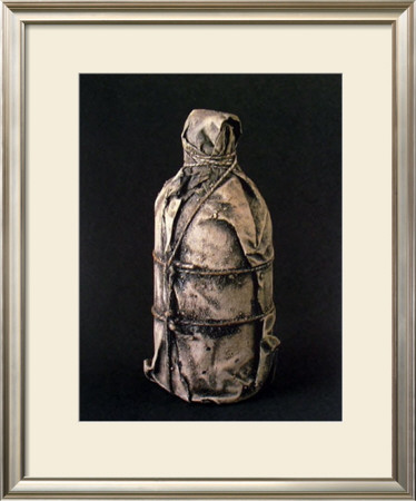 Wrapped Bottle, 1958 by Christo Pricing Limited Edition Print image