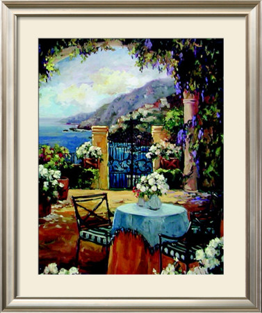 Seaside Terrace by Allayn Stevens Pricing Limited Edition Print image