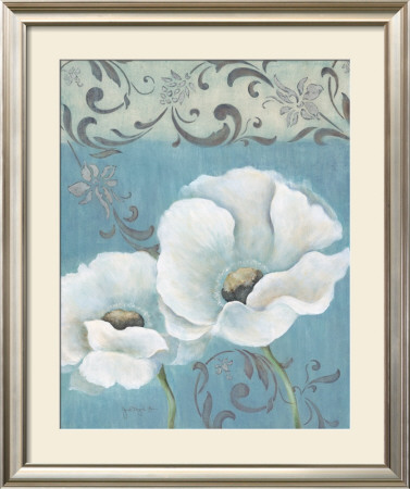 Poppies On Blue I by Janet Tava Pricing Limited Edition Print image