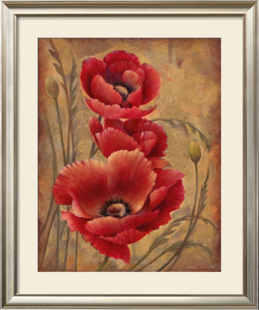 Poppy Passion I by Elaine Vollherbst-Lane Pricing Limited Edition Print image