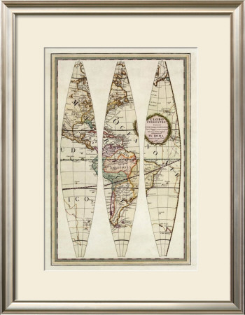 Globo Terrestre I, C.1792 by Giovanni Maria Cassini Pricing Limited Edition Print image