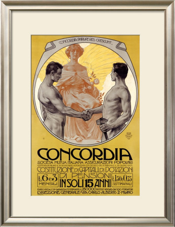 Concordia by Leopoldo Metlicovitz Pricing Limited Edition Print image