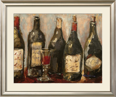 Wine Bar With French Glass by Nicole Etienne Pricing Limited Edition Print image