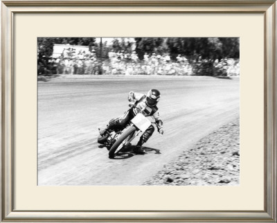 Steve Eklund Flat Track San Jose Mile by Jerry Smith Pricing Limited Edition Print image