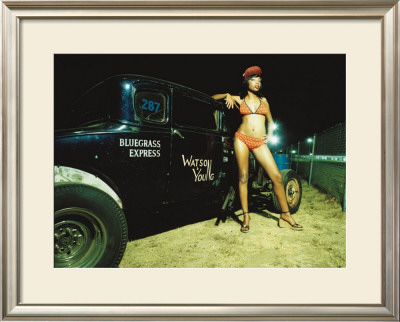 Pin-Up Girl: Bluegrass Rat Rod by David Perry Pricing Limited Edition Print image