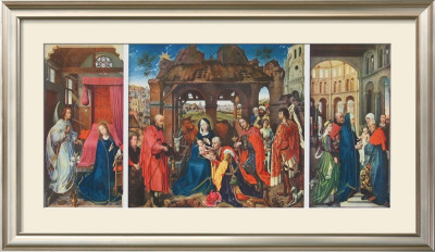 St Columba Altarpiece, C. 1455 by Rogier Van Der Weyden Pricing Limited Edition Print image