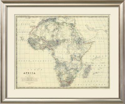 Africa, C.1861 by Alexander Keith Johnston Pricing Limited Edition Print image