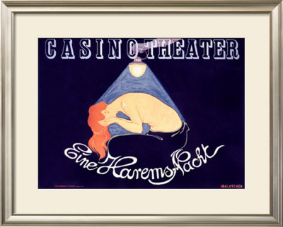 Casino Theatre by Hans Baluschek Pricing Limited Edition Print image