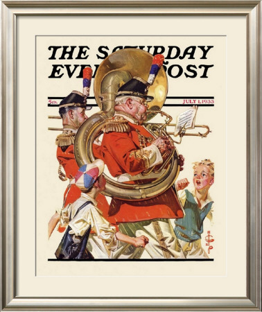 Fourth Of July Parade, C.1933 by Joseph Christian Leyendecker Pricing Limited Edition Print image