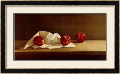 Three Apples by Gerald Stinski Pricing Limited Edition Print image