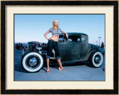 Pin-Up Girl: Deuce Coupe Rock A Billy by David Perry Pricing Limited Edition Print image